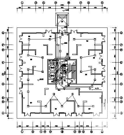 33层小区电气CAD图纸(地下室、5栋高层、配套房) - 4