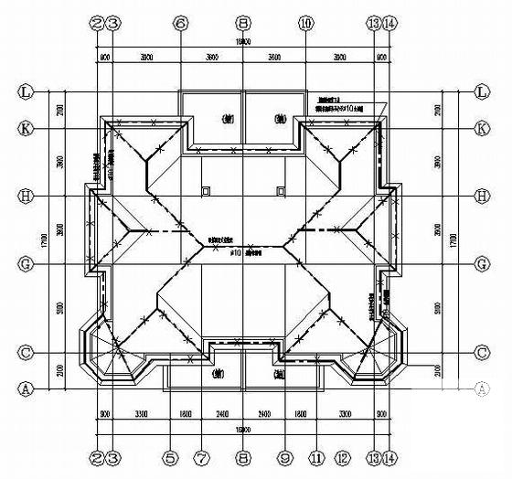 两层双拼别墅电气设计CAD施工图纸(防雷接地系统) - 3