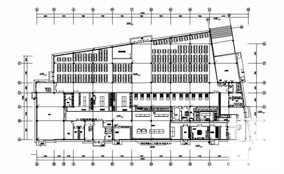 学院两层食堂电气设计CAD施工图纸(防雷接地系统) - 1