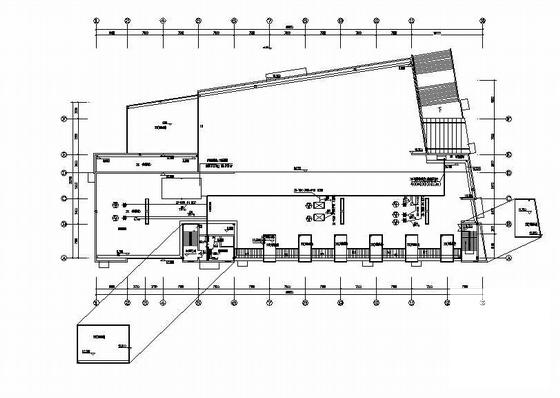 学院两层食堂电气设计CAD施工图纸(防雷接地系统) - 2