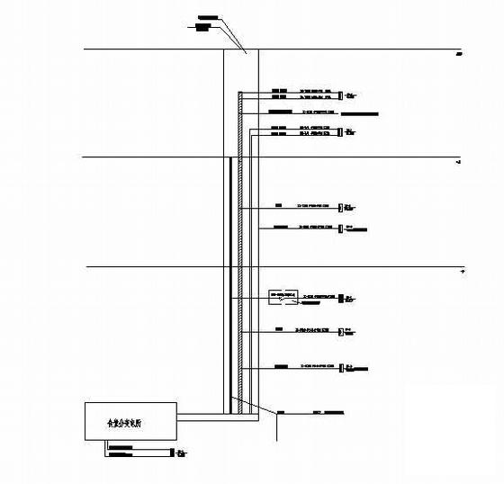 学院两层食堂电气设计CAD施工图纸(防雷接地系统) - 4