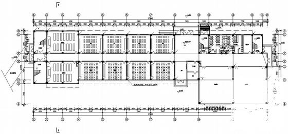 学院6层教学楼电气CAD施工图纸(防雷接地系统) - 1