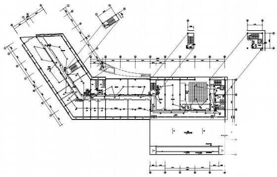 学院4层图纸书行政楼电气CAD施工图纸(防雷接地系统) - 3