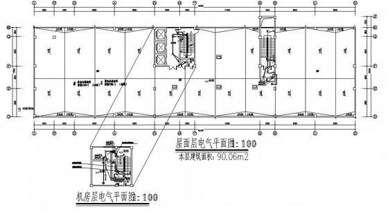 酒店9层综合楼电气CAD施工图纸(高层民用建筑设计) - 2