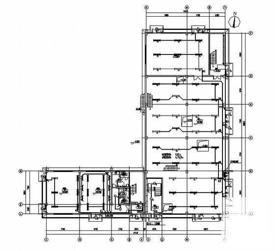 公司3层车间电气CAD施工图纸(综合布线系统) - 1