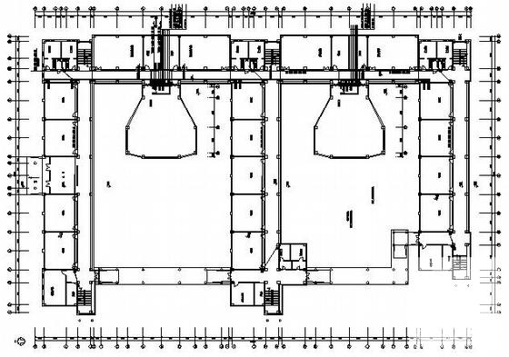 小学4层教学楼电气CAD施工图纸(防雷接地系统) - 1