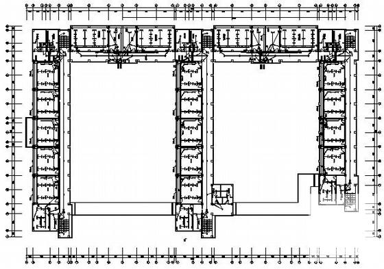 小学4层教学楼电气CAD施工图纸(防雷接地系统) - 2