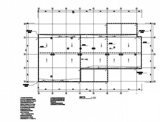4层住宅小区物业服务中心办公楼电气CAD施工图纸(防雷接地系统) - 2
