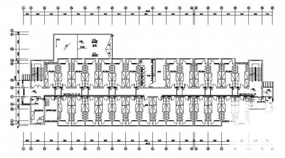 小学6层宿舍楼电气CAD施工图纸(防雷接地系统) - 2