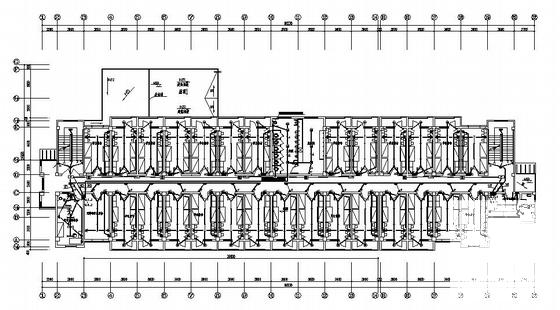 小学6层宿舍楼电气CAD施工图纸(防雷接地系统) - 3