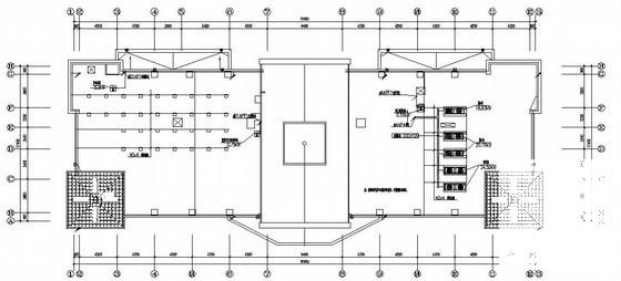 村委会办公楼电气设计CAD施工图纸(火灾自动报警系统) - 2