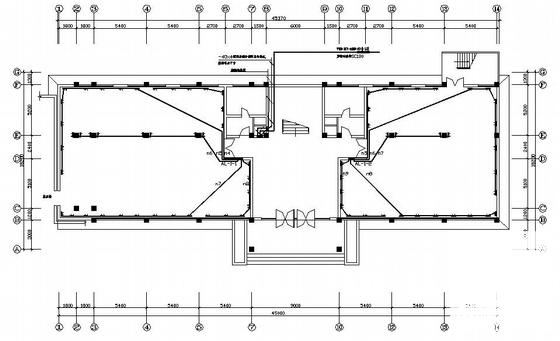 5层住宅楼电气CAD施工图纸(火灾自动报警系统) - 2