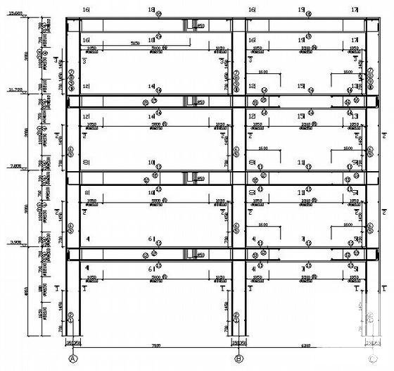 4层层框架中学教学楼毕业设计方案图纸（建筑、结构图） - 2