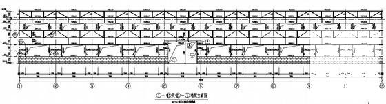 条形基础门式钢架轻型厂房结构CAD施工图纸(平面布置图) - 2
