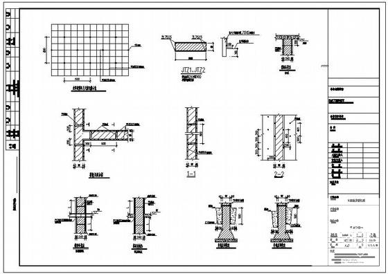 小学4层砖混本部教学楼抗震加固CAD施工图纸(平面布置图) - 3