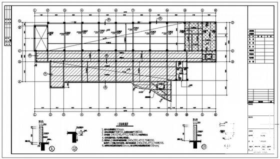 6层框架教学楼建筑CAD施工图纸 - 1