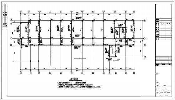 6层框架教学楼建筑CAD施工图纸 - 2