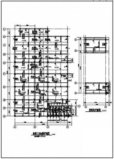 4层框架结构小学教学楼建筑CAD施工图纸 - 3