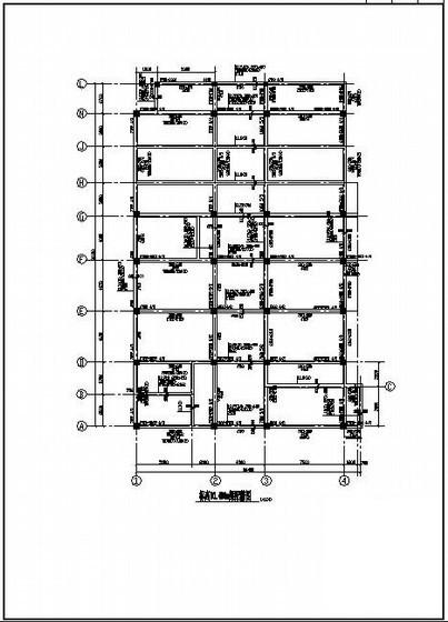 4层框架结构小学教学楼建筑CAD施工图纸 - 4