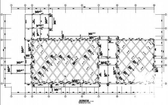3层框架结构教学楼建筑CAD施工图纸 - 2