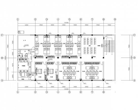 4层公司办公综合楼装饰电气CAD图纸 - 2