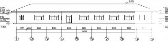 21米跨门式刚架餐厅结构CAD施工图纸（独立基础） - 2