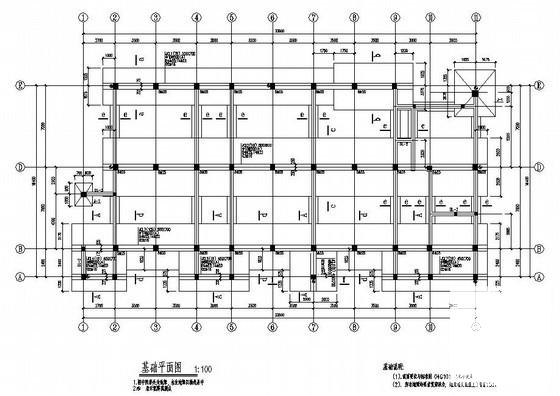 3层框架结构幼儿园教学楼建筑CAD施工图纸 - 3