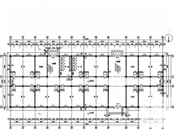 6层框架结构教学楼建筑方案毕业设计CAD图纸 - 3