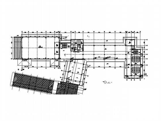 4层教学楼隐框玻璃幕墙建筑CAD施工图纸 - 3