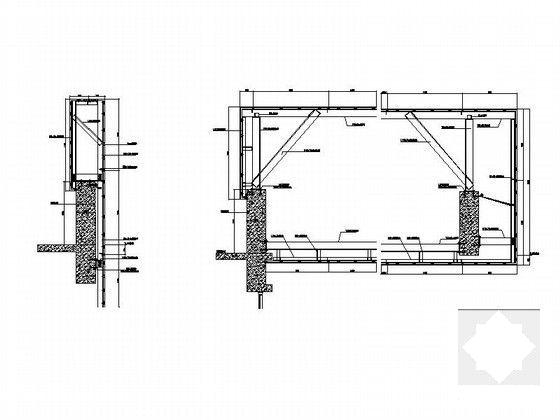 4层教学楼隐框玻璃幕墙建筑CAD施工图纸 - 4