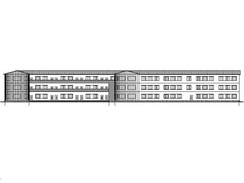 3层教学楼建筑方案毕业设计图纸(总平面图) - 1
