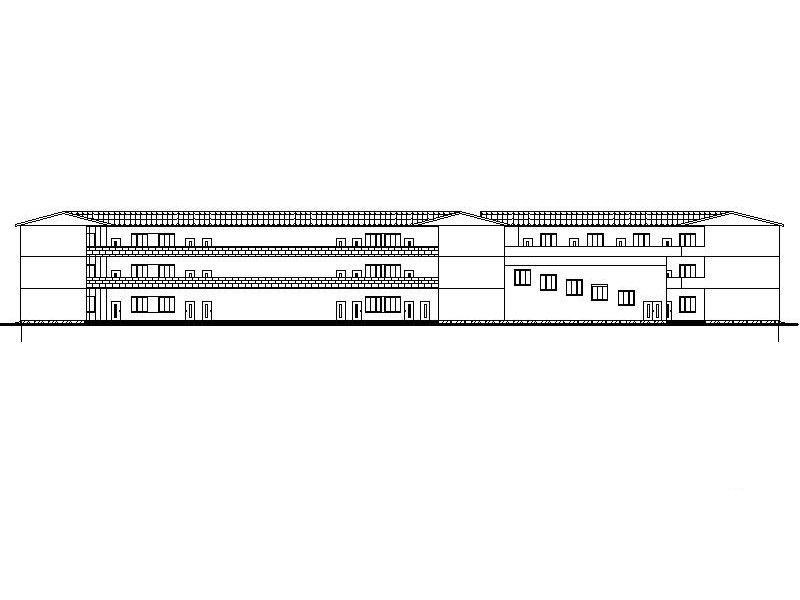 3层教学楼建筑方案毕业设计图纸(总平面图) - 2