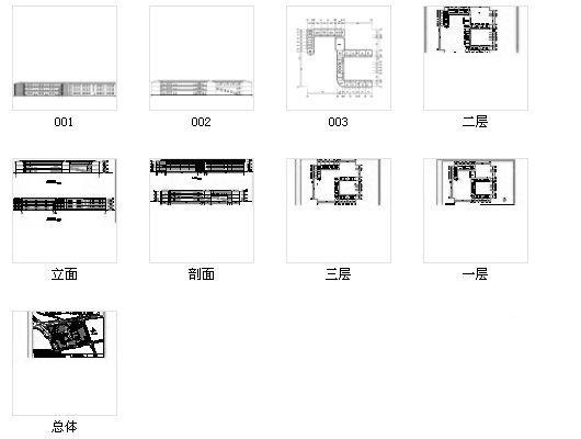 3层教学楼建筑方案毕业设计图纸(总平面图) - 4