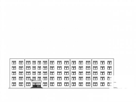 大学5层教学楼建筑设计套CAD图纸(现浇钢筋混凝土) - 1