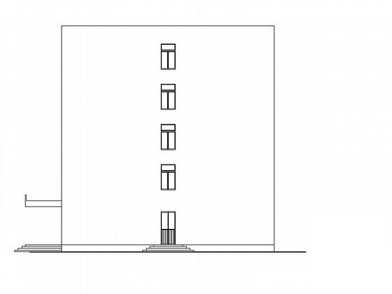大学5层教学楼建筑设计套CAD图纸(现浇钢筋混凝土) - 2