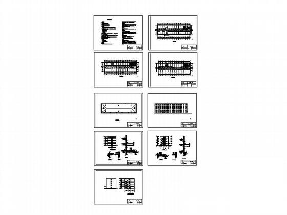 大学5层教学楼建筑设计套CAD图纸(现浇钢筋混凝土) - 4