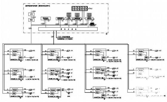 9层办公楼弱电工程安防系统电气CAD图纸 - 2
