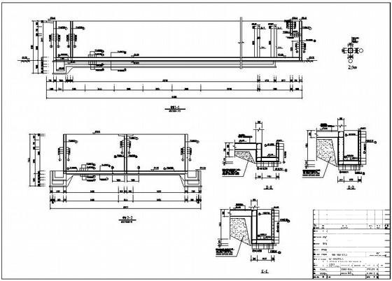 大型两万吨钢筋混凝土结构高位水池结构CAD施工图纸(平面布置图) - 1