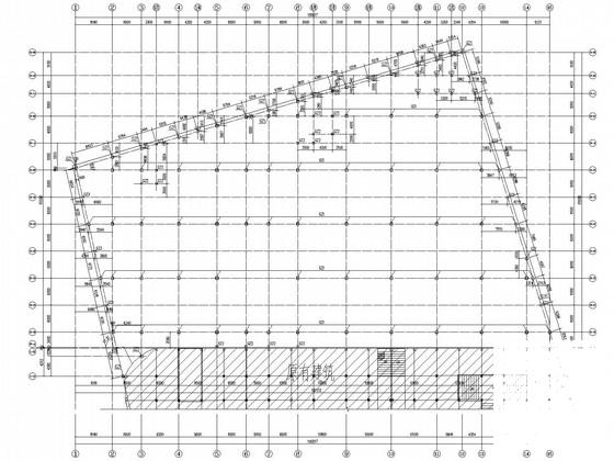 多层钢框架结构家俱城结构设计CAD施工图纸 - 2