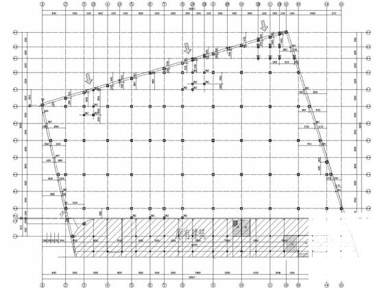 多层钢框架结构家俱城结构设计CAD施工图纸 - 4