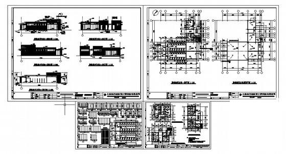 单层综合体育公园-游泳池更衣室建筑扩初图纸（高4.5米） - 4