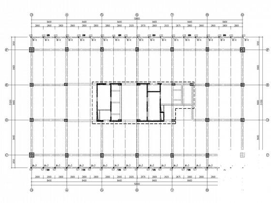 钢结构高层楼顶广告牌结构CAD施工图纸 - 1