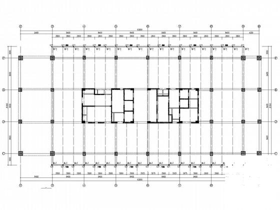 钢结构高层楼顶广告牌结构CAD施工图纸 - 2