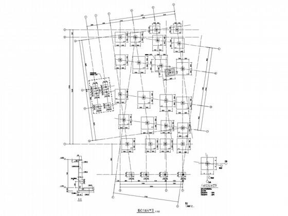 独立基础钢框架结构售楼部CAD施工图纸 - 2