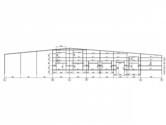 门式刚架汽车4S店结构CAD施工图纸（独立基础） - 2