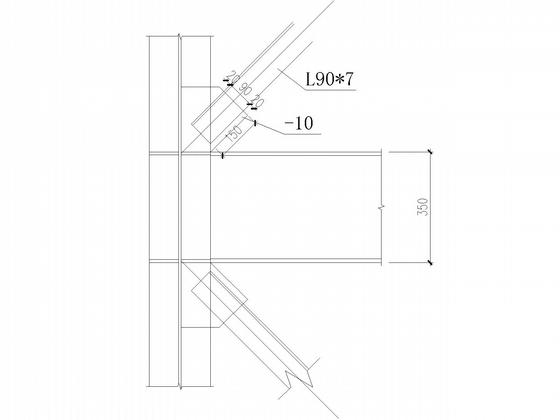 门式刚架汽车4S店结构CAD施工图纸（独立基础） - 4