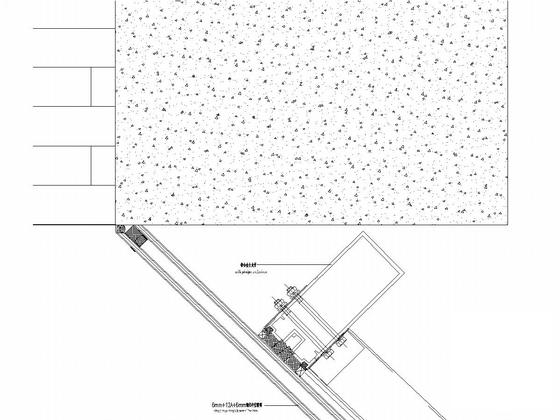 3层框架中国援建学校体育馆幕墙CAD施工图纸 - 4