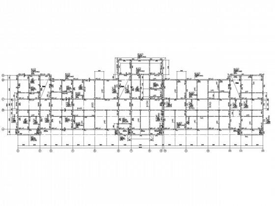 8度区独立基础框架结构住院部结构CAD施工图纸 - 1