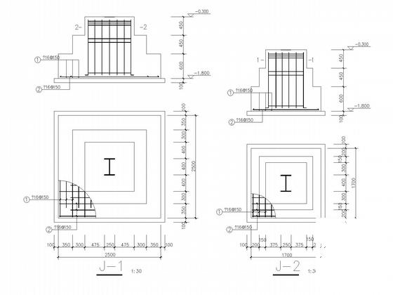 独立基础单层钢框架结构4S店结构设计CAD施工图纸 - 5