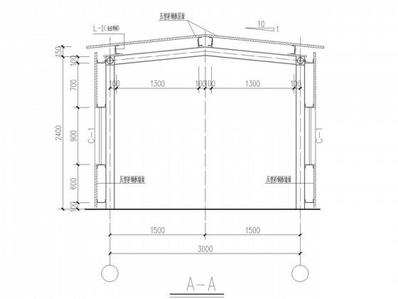 62米长煤矿栈桥结构CAD施工图纸（桁架结构）(平面布置图) - 1